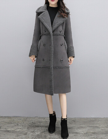 女装 毛呢大衣 凯珞琦 凯珞琦2014冬装新上毛呢外套女 韩版秋冬装毛呢