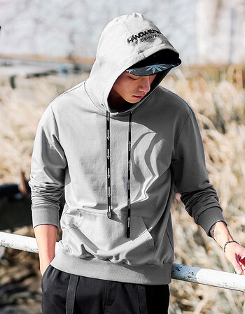 布衣传说袋鼠兜卫衣男连帽套头韩版嘻哈男士帽衫青年运动外套潮牌