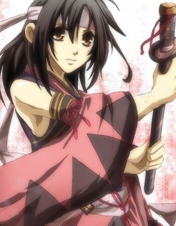 阿坡饵 薄樱鬼os假发 雪村千鹤 武士 藏剑 假发 4件套 均码