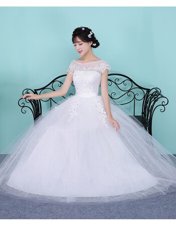 夏季抹胸蕾丝齐地婚纱礼服韩式挂脖新娘结婚婚礼立领女 婚纱 xl