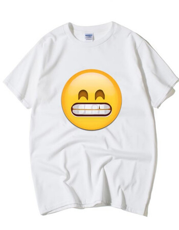 抠鼻微信表情衣服短袖t恤qq男女情侣ios表情同款可爱emoji表情 款式4