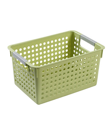 uyuk 塑料长方形收纳篮 桌面收纳筐厨房杂物储物篮浴室收纳框篮子