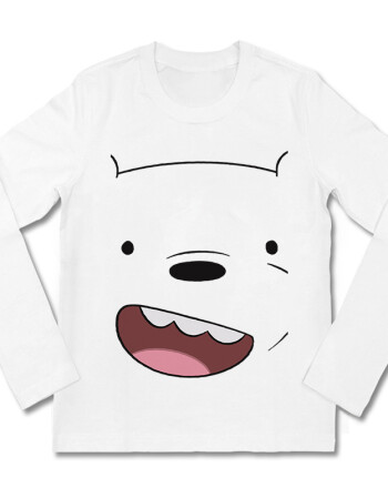 咱們裸熊we bare bears ice bear 長袖t恤 童裝子裝情侶裝白熊 08 l