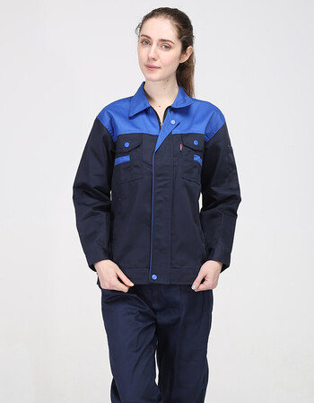 春夏季工作服套装男女机修工装汽修工厂车间劳保服上衣工人春定制 dw