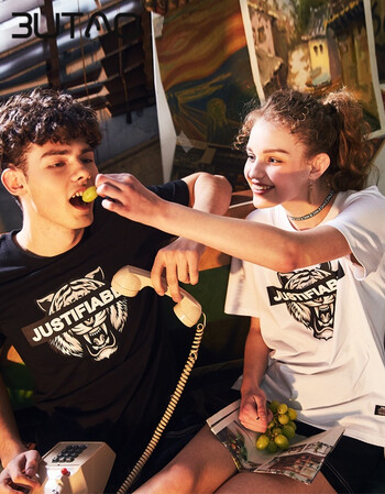 男士2018夏季新款青年圆领韩版棉质情侣装半袖t恤衣服潮流t时尚男装