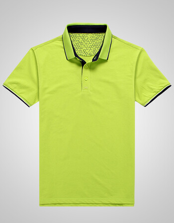 服t恤定制印logo班服定做文化广告衫短袖翻领polo衫刺绣 高尔夫绿色 m