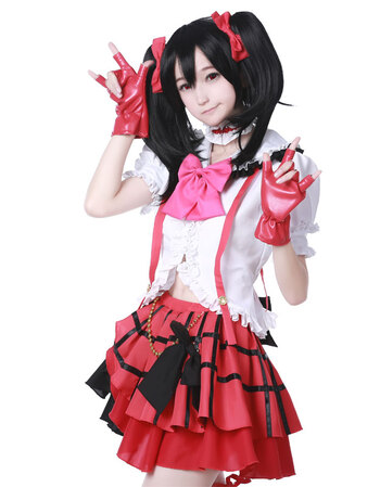 op打歌服cosplay ll矢泽妮可cos nico 【现货】妮可打歌服含发饰配饰