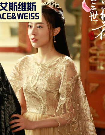 新品三生三世十里桃花古装素锦同款唯美仙女网游服装coslay服装 素锦