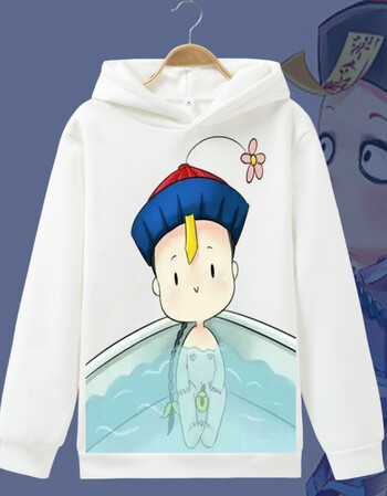 捡到一只小僵尸秋冬季僵小鱼男女情侣卡通动漫连帽卫衣服加绒加厚 9 l