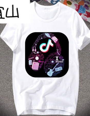 宜山抖音t恤红人抖音同款t恤短道具抖音衣服符号周边男女短袖 抖音9
