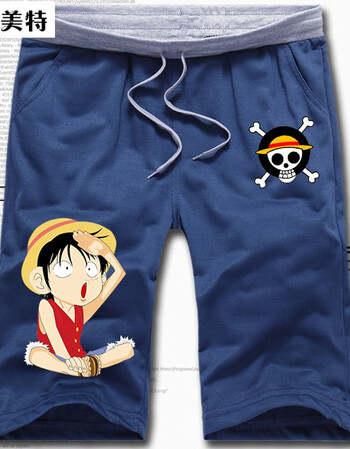 派尼美特海贼王乔巴罗艾斯路飞卫裤短裤运动休闲裤子动漫周边青春流行