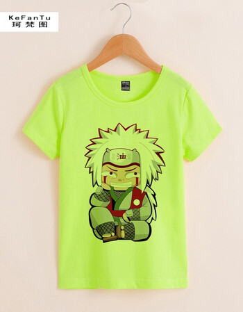 珂梵图童装儿童新品夏装火影忍者蛤蟆油中大童男孩男童短袖t恤潮童