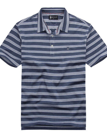 男装 t恤 其它 regatta club 赛艇俱乐部 男士翻领条纹短袖t恤r312236