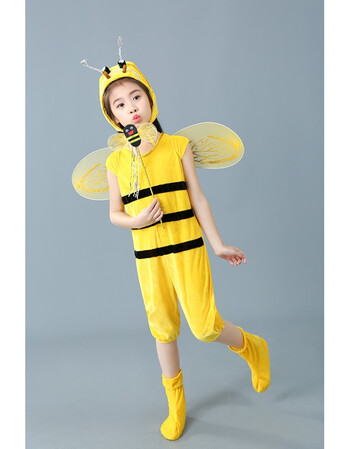 六一儿童动物演出服小蜜蜂舞蹈服幼儿园演出服儿童卡通动物表演服yjh