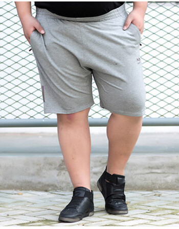大码短裤男士夏季薄款肥佬五分裤肥仔运动沙滩裤胖子休闲大裤衩8x