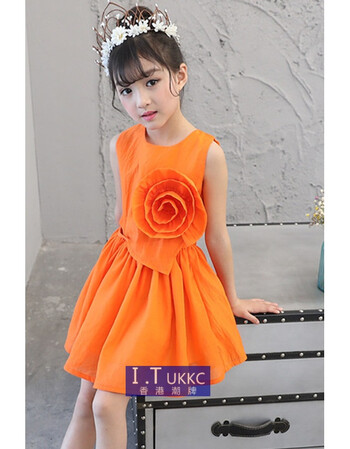 香港品牌儿童小女孩衣服连衣裙夏2018新款韩版超洋气女童公主裙女宝宝