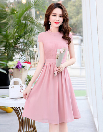 夏天连衣裙2018新款成熟女人味女装夏季气质女神范衣服反季雪纺裙