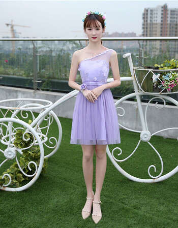 2018新款伴娘服短款气质优雅伴娘团礼服短裙宴会姐妹裙春夏晚礼服