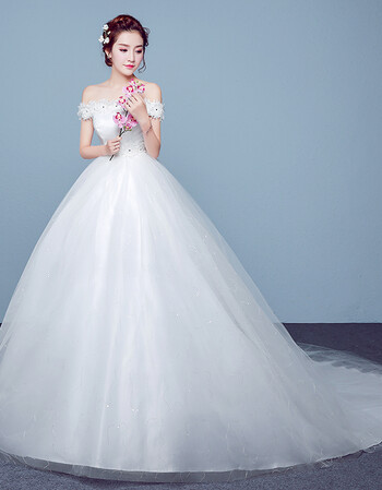 一字肩婚纱礼服2018新款韩式新娘结婚大码孕妇显瘦长拖尾齐地冬季