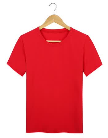 纯棉纯色圆领修身t恤糖果色简约t韩版 红色 m