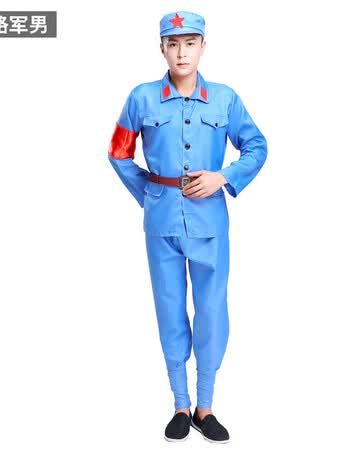 日本兵演出服大佐小鬼子服装汉奸演出服游击队八路表演服装 八路军男
