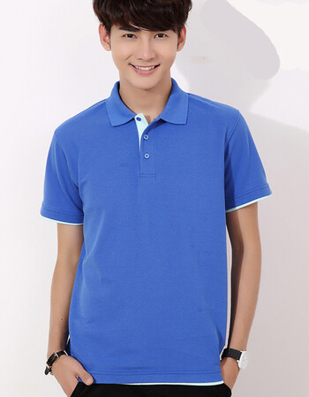 纯棉短袖工作服t恤定制夏季翻领polo衫企业公司文化衫男女工装 新款