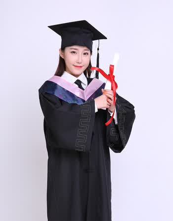 学士服 毕业礼服 学士服硕士服博士服大学毕业季 白色领-医科学士服