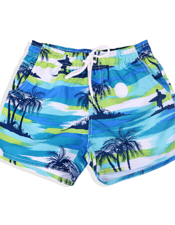 沙滩裤女士夏宽松海边短裤度假加肥加大码温泉泳裤海滩花裤衩lq 【女k