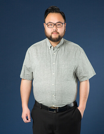 夏季亚麻衬衫男宽松短袖中年胖子加肥加大肥佬外套爸爸装男士寸衫 豆