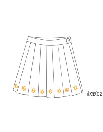 柯基jk制服水手服套装百褶裙 日系软妹二次元衣服 百褶裙款式02 s码