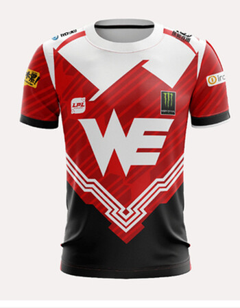 2018lpl夏季we,,rng战队队服lols7msi出征服短袖t恤 we队服 l