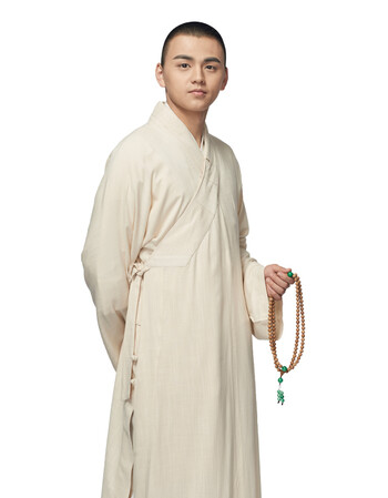 系列/夏季僧服八色/夏季款僧服长褂/僧服大褂僧装僧wy 米白色 41