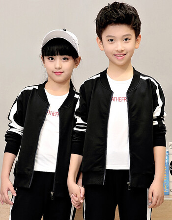 情侣运动套装男女春季2018新款亲子装家庭儿童小孩运动服三件套潮 811