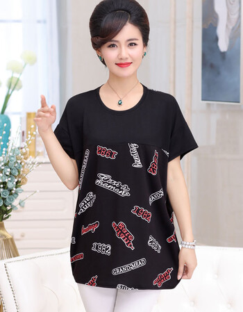 大森林(great forest)婆婆装200斤胖人太太妈妈装夏装