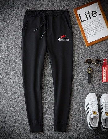 2018新款潮流休闲宽松裤子小脚运动裤男 黑色 3xl