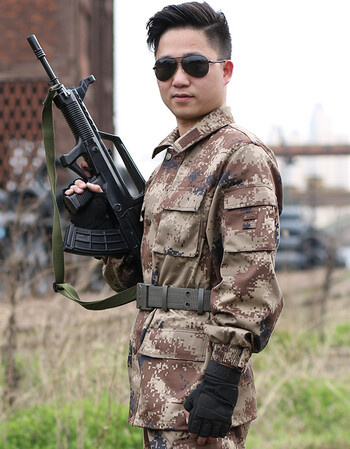 2018丛林迷彩服套装男特种兵军装作训服军训服女荒漠迷彩服耐磨工作服