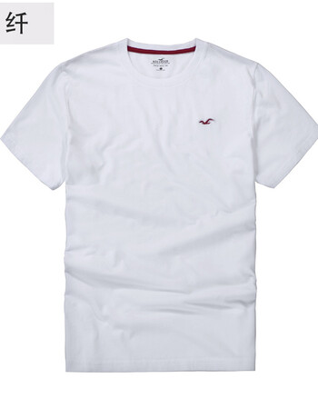 hollister海鸥美国圆领短袖t恤 2018半袖t恤男装打底衫大码潮 016 l