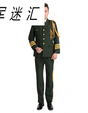 陸軍軍官部隊升旗手儀仗隊男女軍裝演出服禮服獨唱服管樂隊文藝兵合唱