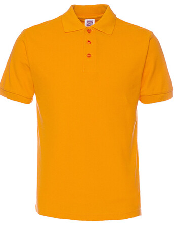 服polo衫定制t恤衫广告衫短袖翻领男女员工衣服装刺绣印logosn1093 桔