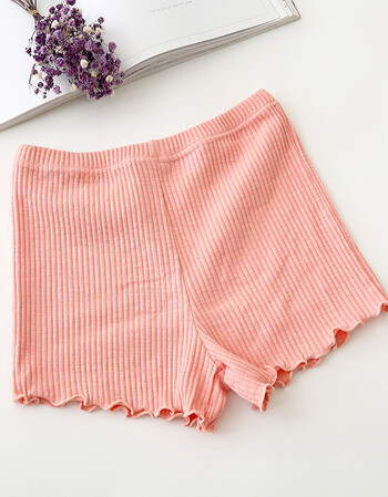 火立方安全裤大码肥胖女防走光打底裤加大码三分裤居家短裤木耳边