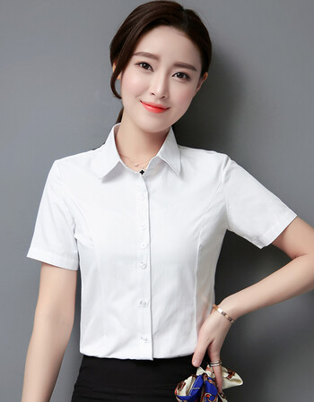 白衬衫的一万种穿法!微胖妹子不必担心,圆脸妹子也不用心塞.