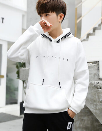 珂梵图青少年卫衣男秋天连帽外套男孩子帅气带帽13-15岁初中学生长袖