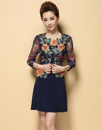 cxz婚礼妈妈套装连衣裙中年高贵春秋喜婆婆婚宴礼服40-50岁女装夏季