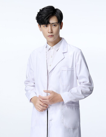 白大褂长袖医生护士服短袖女养生馆美容师医院药店药房工作服夏季