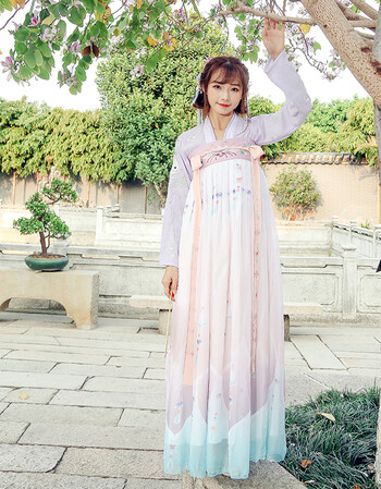 汉服女齐胸襦裙汉服春夏汉元素古装仙女裙日常现货慈航净唐装套装pr