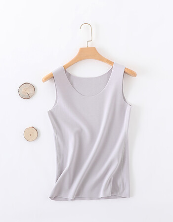 watermonkey秋冬新款女士纯棉背心无痕随心裁发热韩版修身加绒冬季