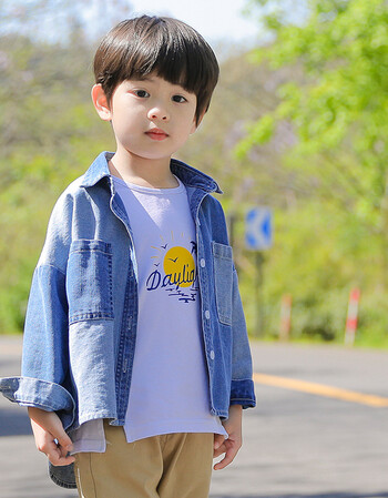 男童牛仔外套2018新款宝宝秋装韩版童装儿童牛仔衣小男孩春秋外套