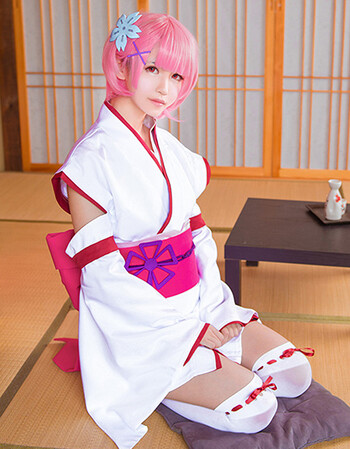 2018 从零开始的异世界生活拉姆蕾姆雷姆回忆幼年和服cos服s和服浴衣