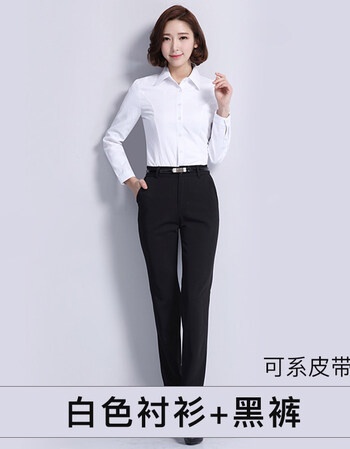 白衬衫 黑西裤(可系皮带) xl