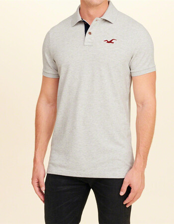 2018新款海鸥男装hollister 短袖t恤翻领polo衫修身纯棉大码商务 10 s